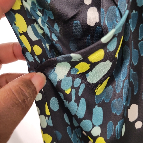 Torrid Midi Bubble Charm Flutter Sleeve Faux Wrap‎ Dress - Picture 5 of 9